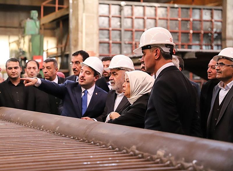 Sanayi ve Teknoloji Bakanı Mustafa Varank'ın MİMSAN Fabrikası ziyareti
