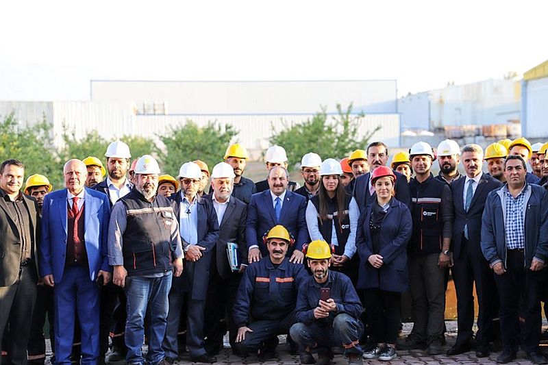 MİMSAN Fabrikasına Bakan Mustafa Varank'ın ziyareti