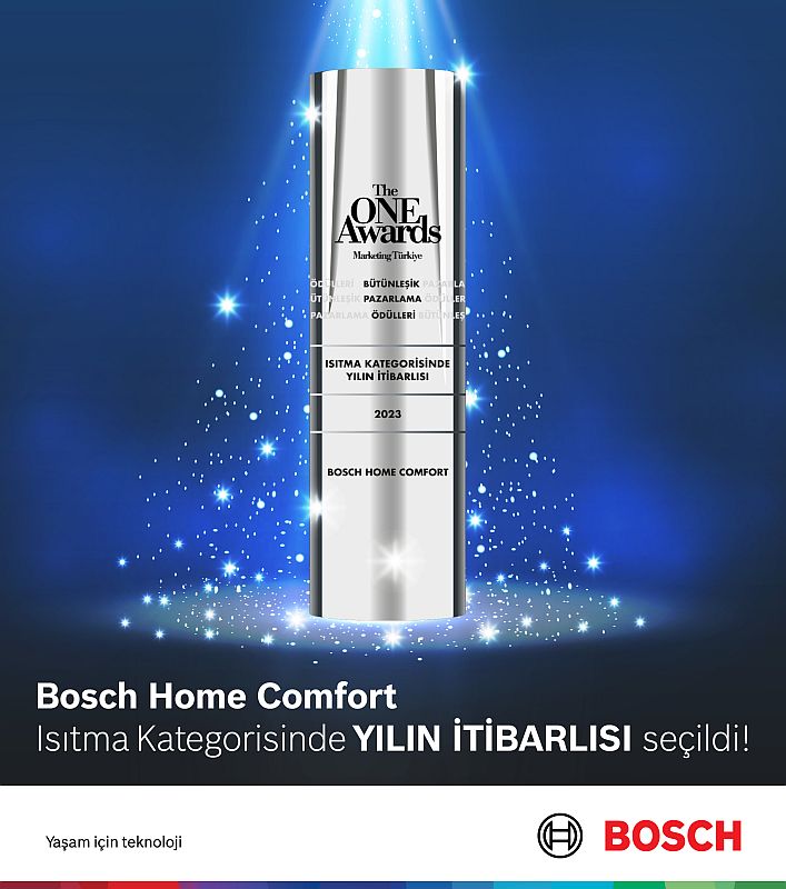 Bosch Home Comfort’a, The ONE Awards'ta ‘Yılın İtibarlısı’ Ödülü 