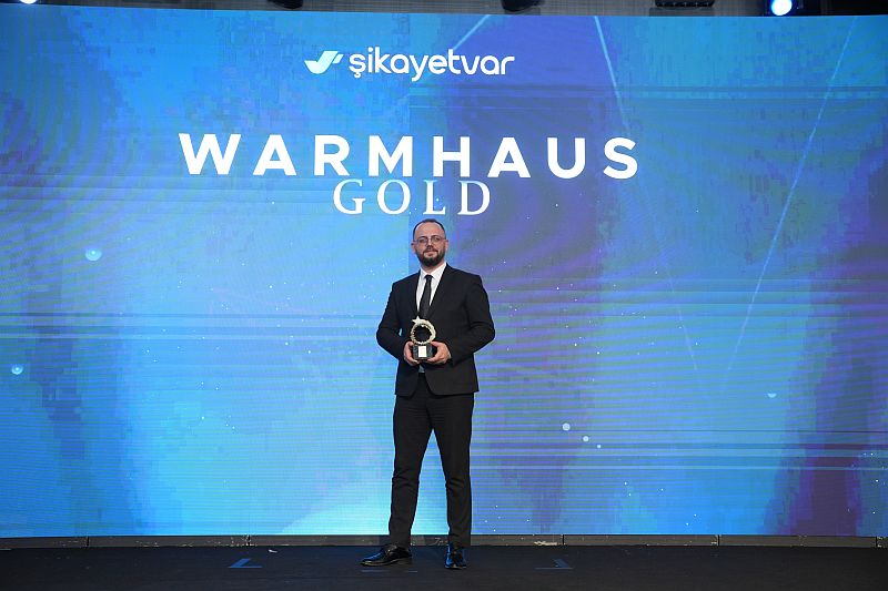 Warmhaus’a Mükemmel Müşteri Memnuniyetinde Gold Ödülü