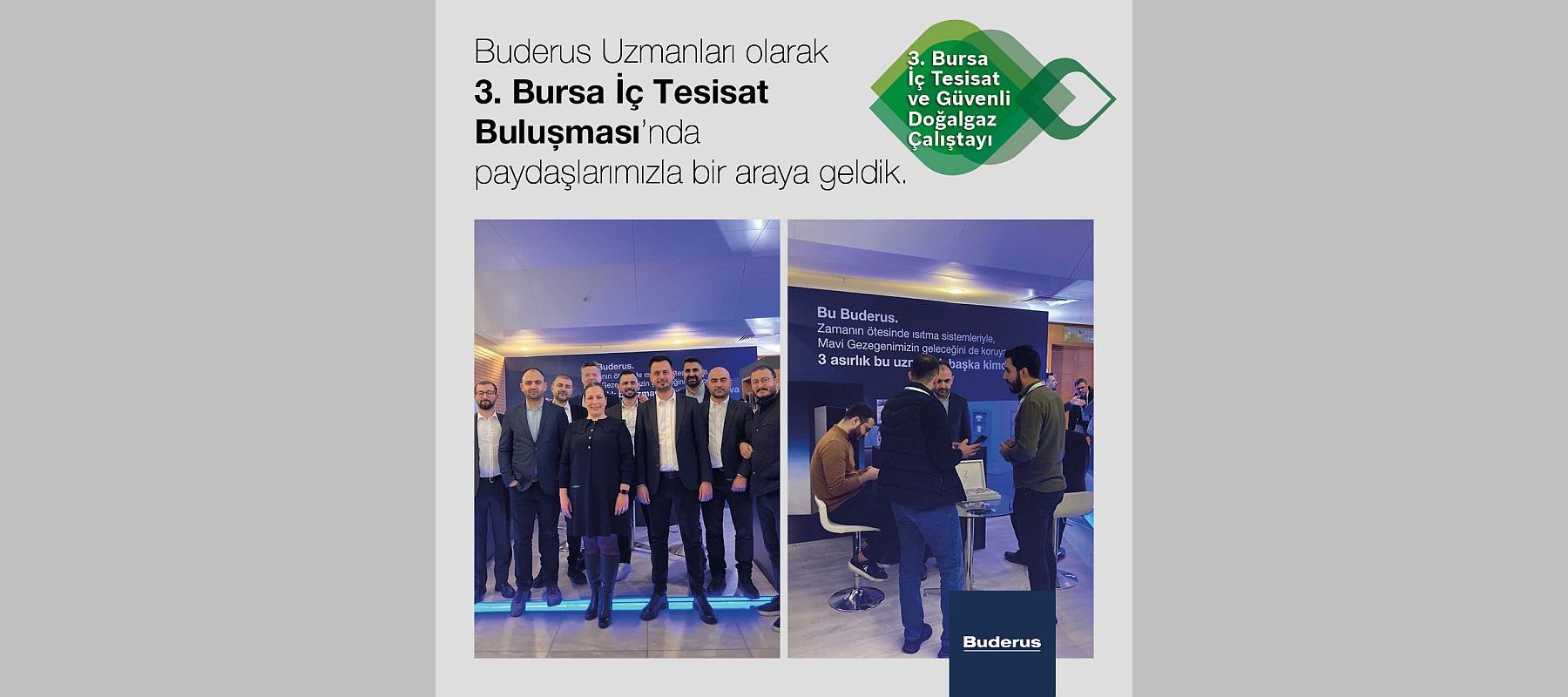 Buderus, ‘İç Tesisat Buluşması’na bu yıl da destek verdi