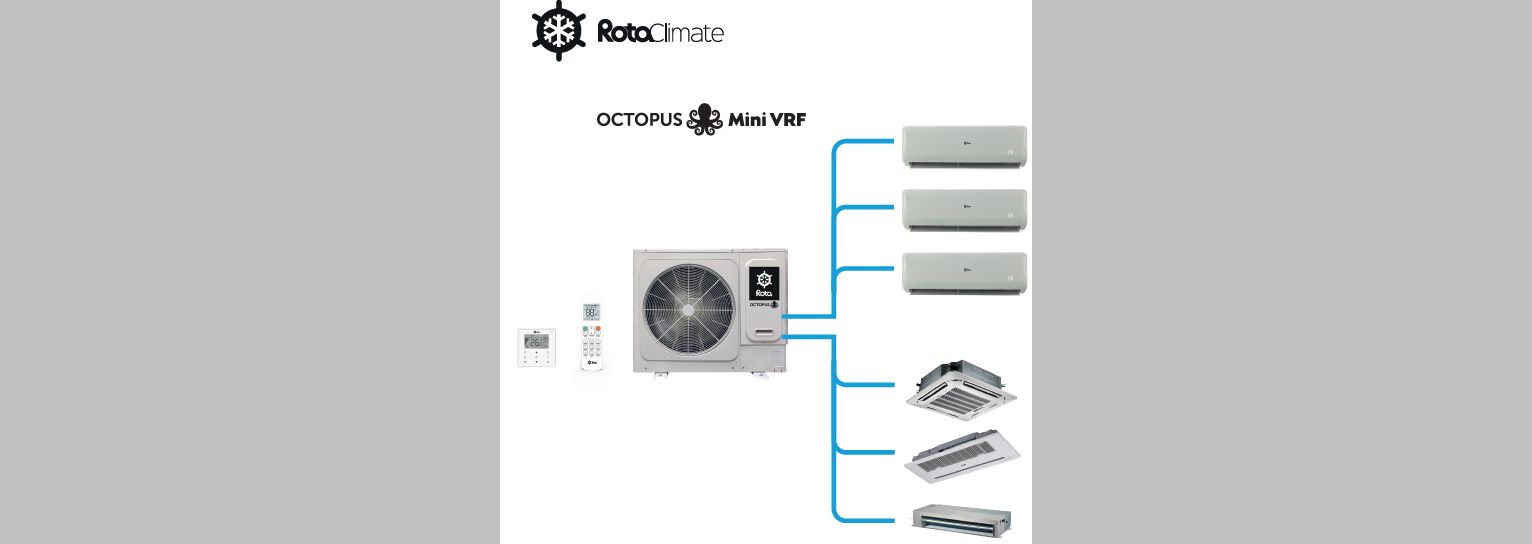 ROTA Klima Ürün Ailesine Mini VRF Katıldı