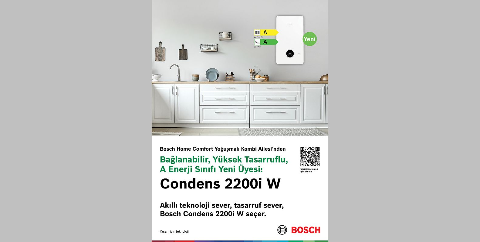 Bosch Home Comfort’un en yeni kombisi: Condens 2200i W