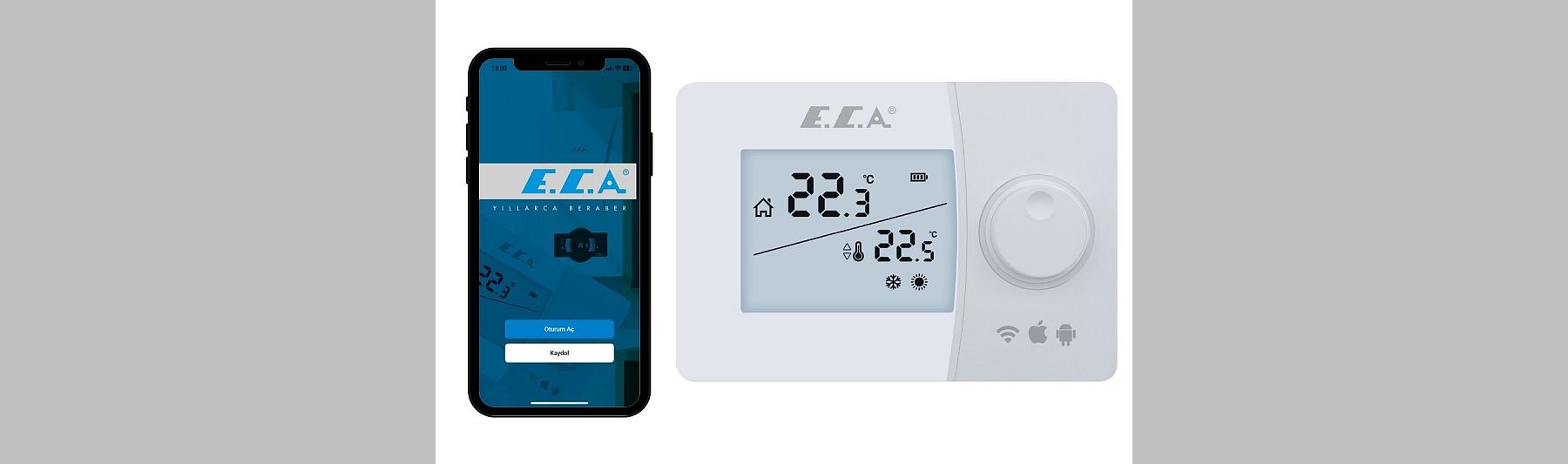 Yeni E.C.A. Poly Smart Oda Termostatı 