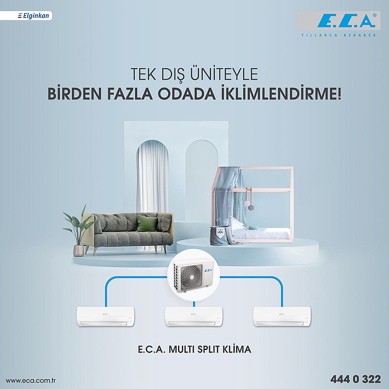 E.C.A. Multi Klima İle Birden Fazla Odayı İklimlendirin