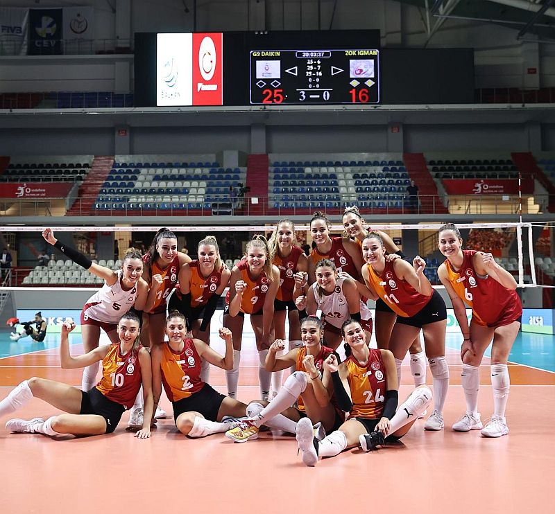 GALATASARAY DAIKIN Kadın Voleybol Takımı, Yeni Sezona Güçlü Başlıyor