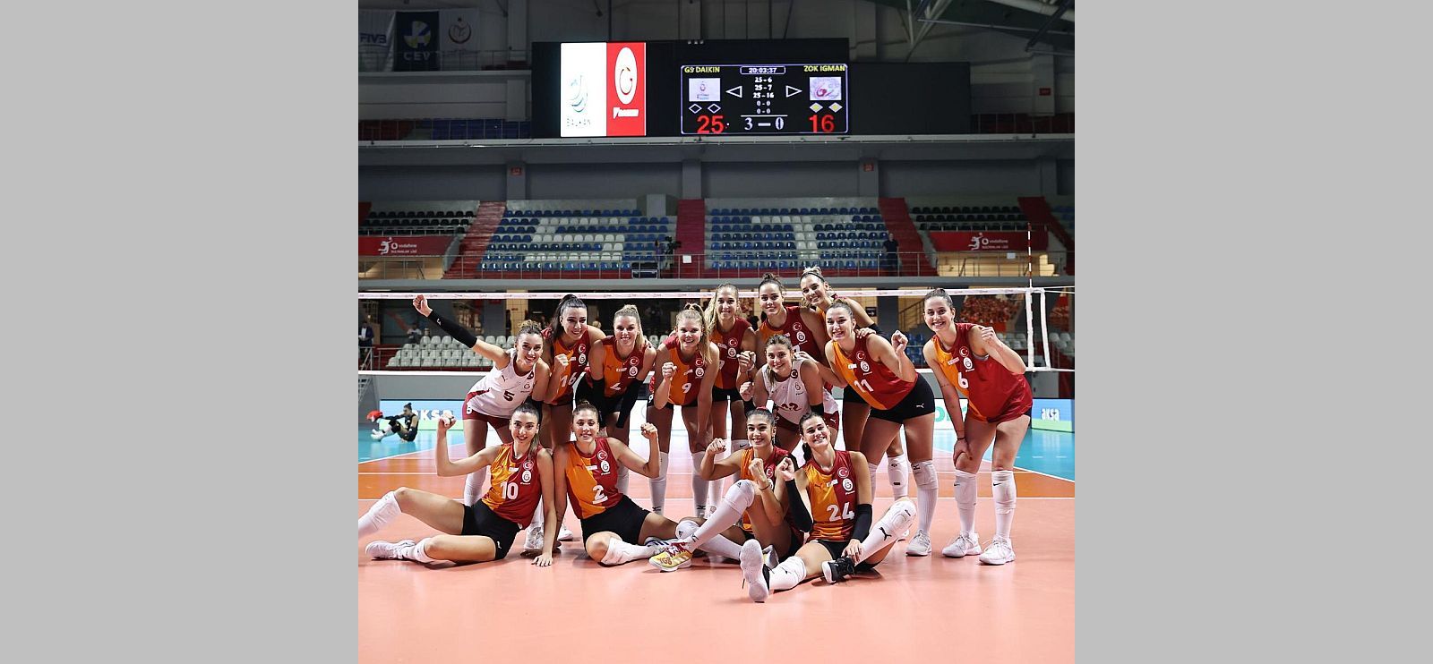 GALATASARAY DAIKIN Kadın Voleybol Takımı, Yeni Sezona Güçlü Başlıyor