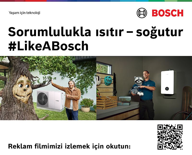 Bosch'un sürdürülebilir, enerji tasarrufu sağlayan, akıllı ısıtma ve soğutma çözümlerini tanıtmayı hedefliyor.