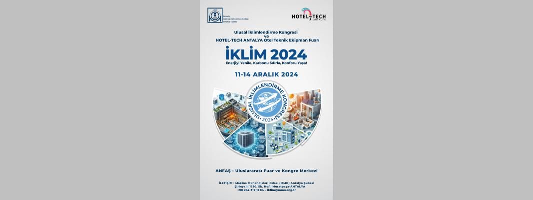 İKLİM 2024 Ulusal İklimlendirme Kongresi