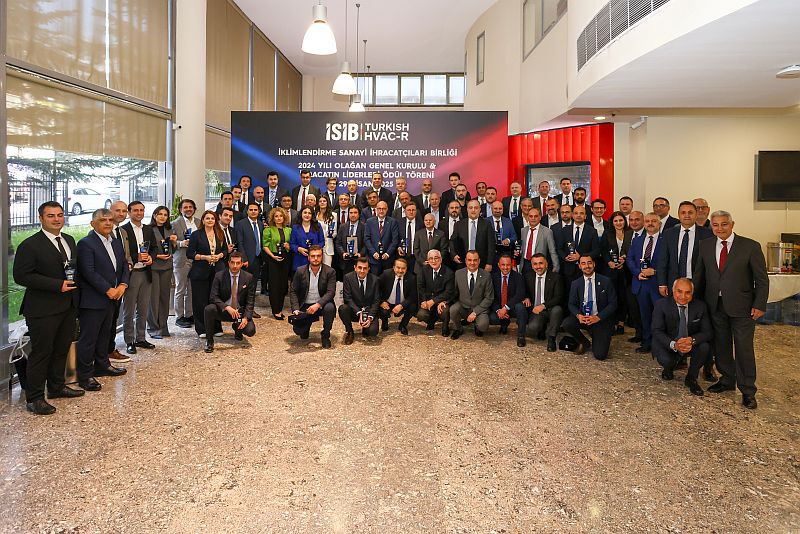 İklimlendirme Sektörünün 2024 Yılı İhracat Liderleri Ödüllerini Aldı