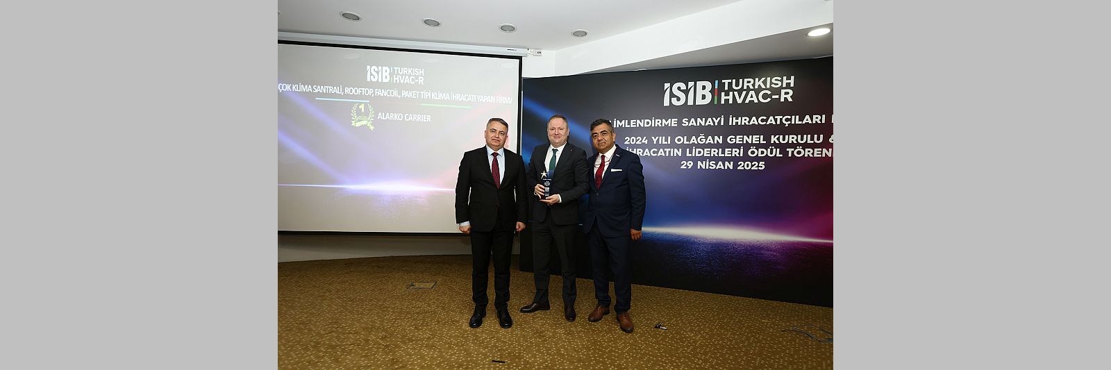 Alarko Carrier, 2024 Yılı İhracat Performansıyla “İhracatın Liderleri” Ödülünü Kazandı