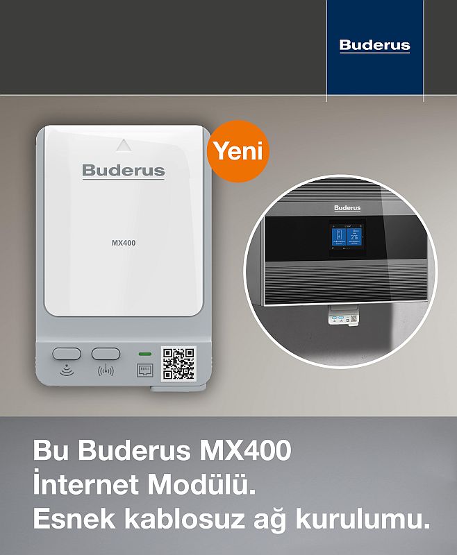 Buderus MX400 ile Isıtma Sistemlerinde Akıllı Kontrol Devrimi