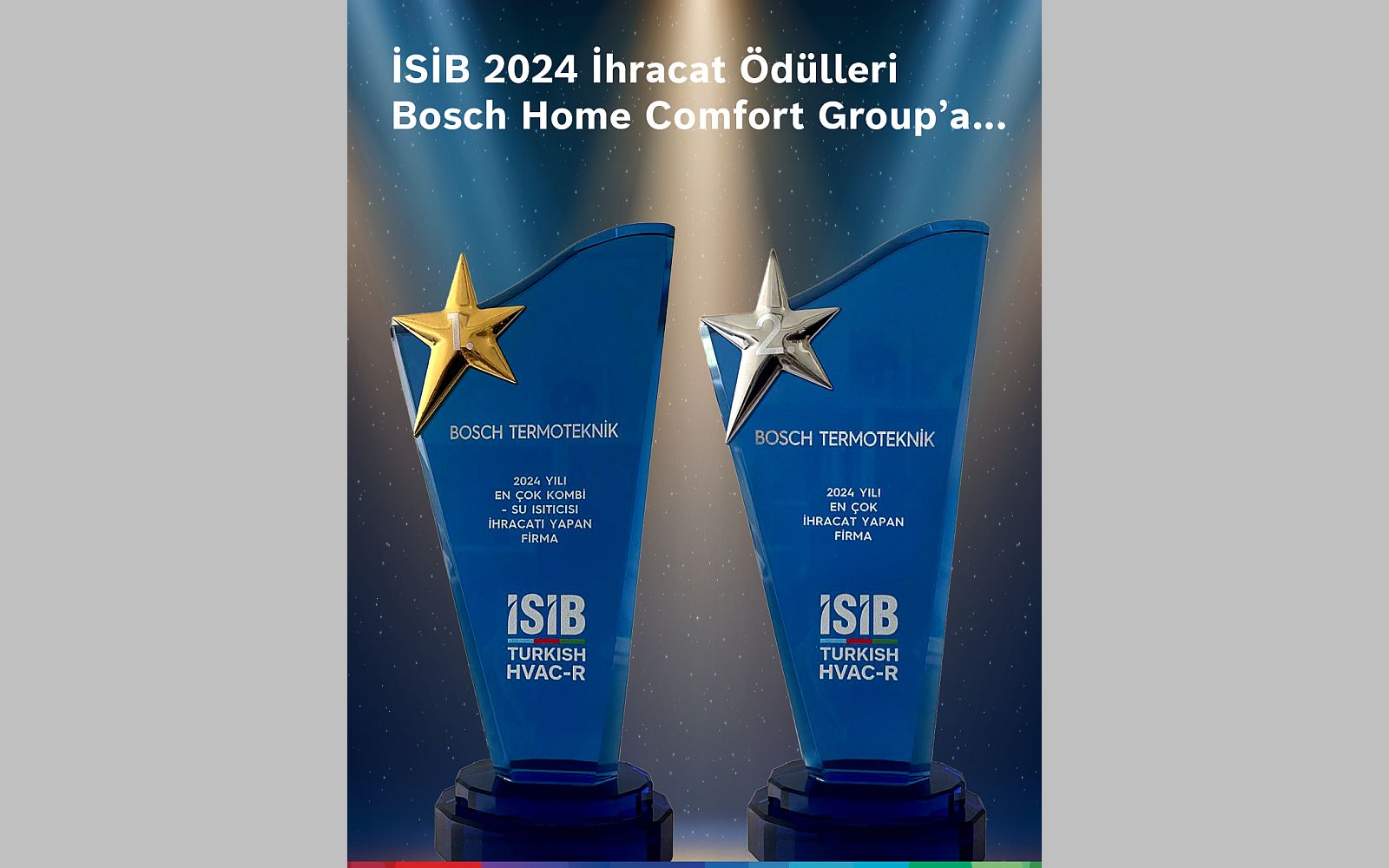Bosch Home Comfort Group’a İhracatın Liderleri Ödülleri’nden Çifte Başarı