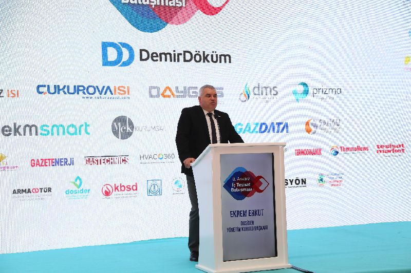 Büyütmek için resme tıklayın DOSİDER Yönetim Kurulu Başkanı Ekrem Erkut