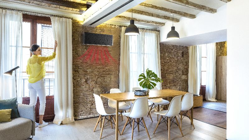 Büyütmek için resme tıklayın Daikin, inverter teknolojili klimalarıyla ısıtma ve soğutmayı sunuyor