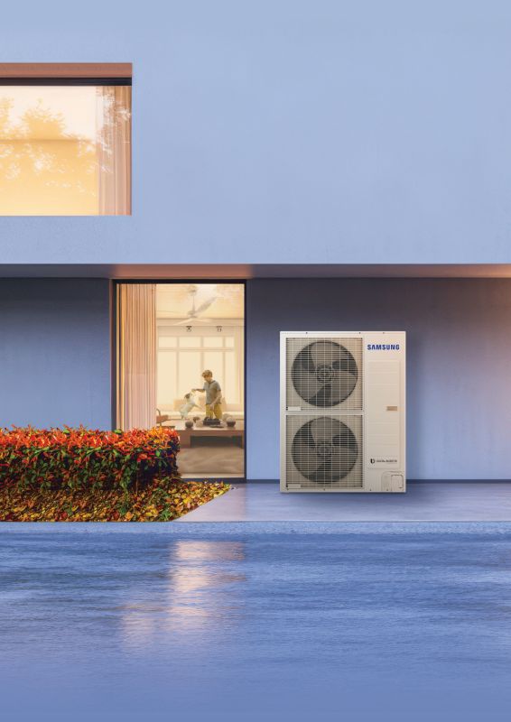 Samsung Split Isı Pompası; yerden ısıtma, radyatör ve sıcak su kullanım ihtiyaçlarını tek sistemle karşılayarak bütçeyi koruyan bir çözüm olarak öne çıkıyor.