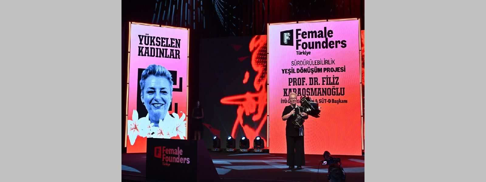 Yeşil Dönüşüm Projesi Ödülü alan Prof. Dr. Filiz Karaosmanoğlu