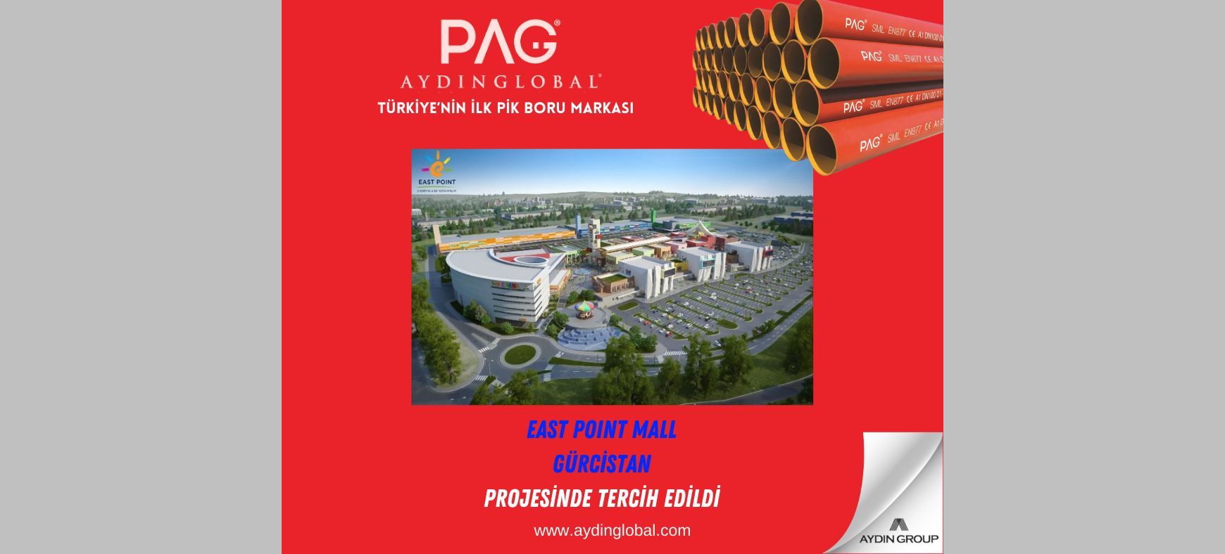 Gürcistan’ın Prestijli AVM Projesinde PAG Kalitesi Tercih Edildi