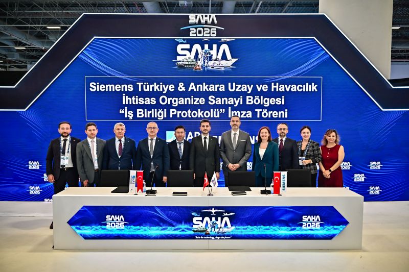 Siemens Türkiye ile Ankara Uzay ve Havacılık İhtisas Organize Sanayi Bölgesi, Kritik Bir İş Birliğine İmza Attı