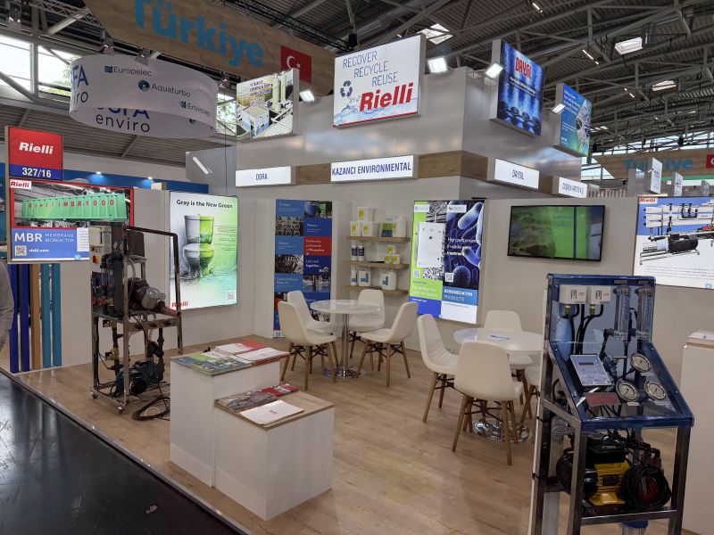 Türkiye’nin Global Su Arıtma Markası Rielli, IFAT Munich 2026 Fuar’ında yerini aldı