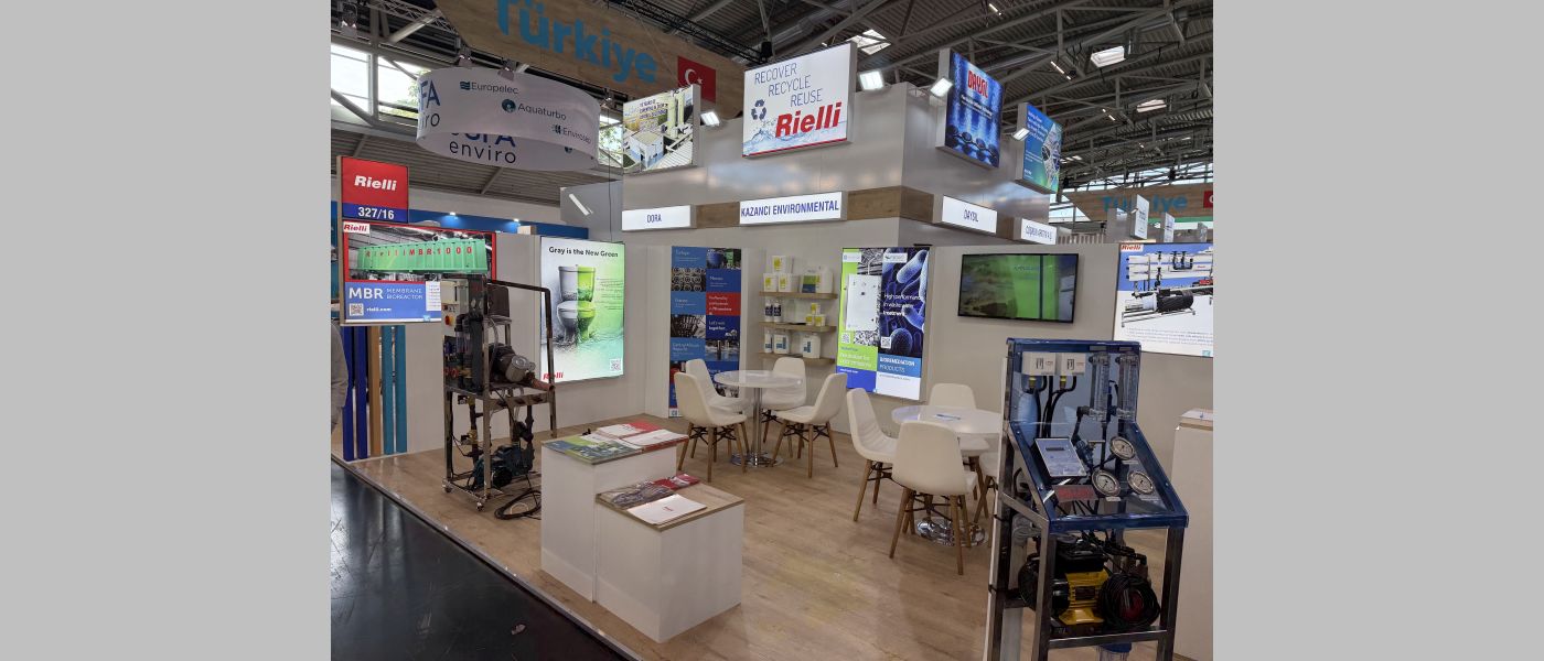 Türkiye’nin Global Su Arıtma Markası Rielli, IFAT Munich 2026 Fuar’ında yerini aldı